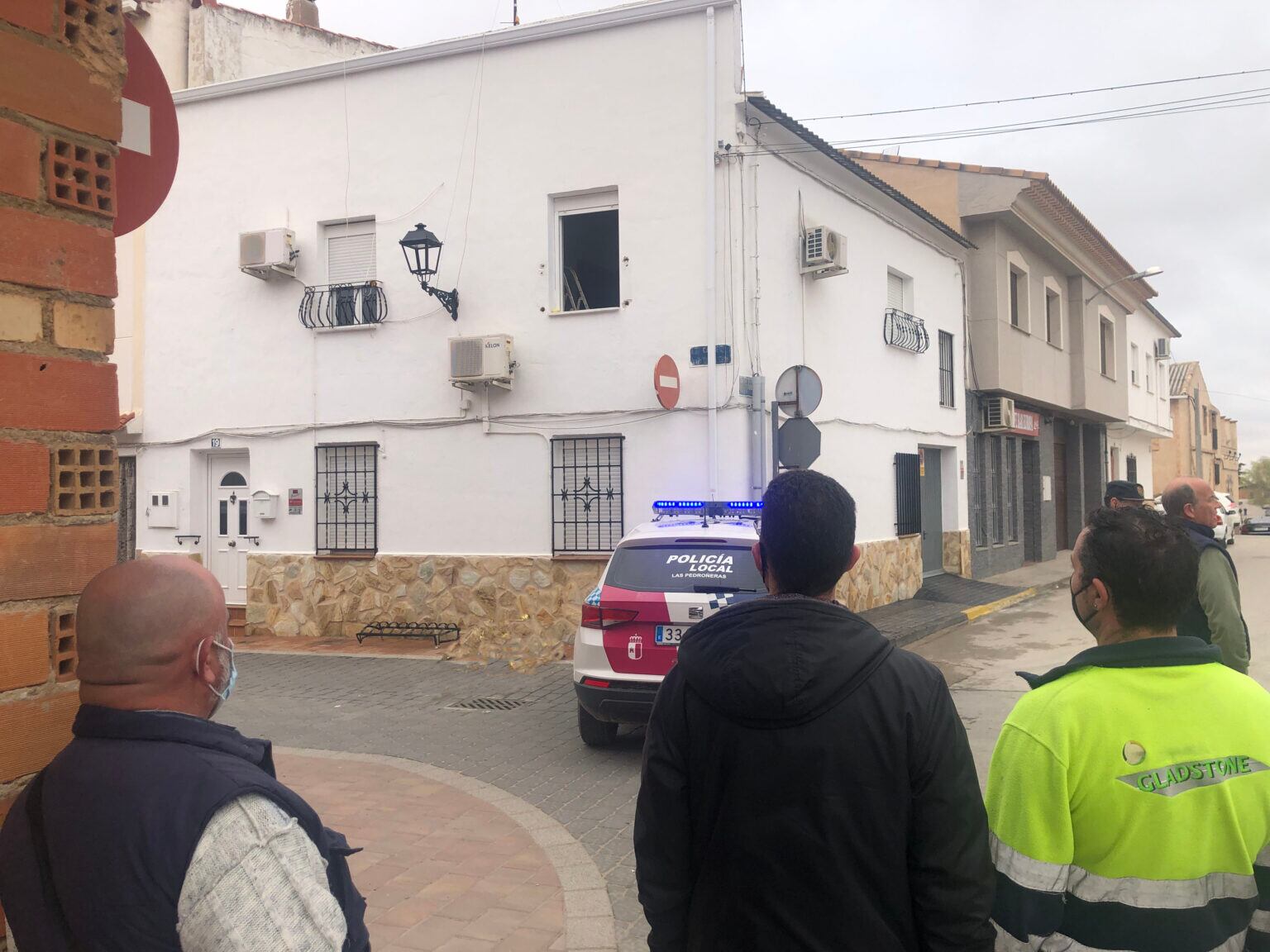 La Policía realizando labores tras uno de los sucesos