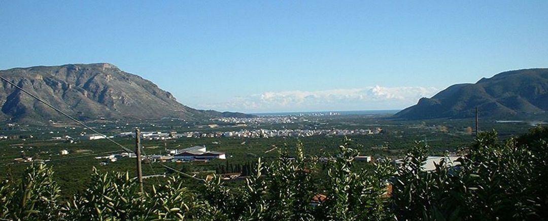 Panorámica de Benifairó y la Valldigna 