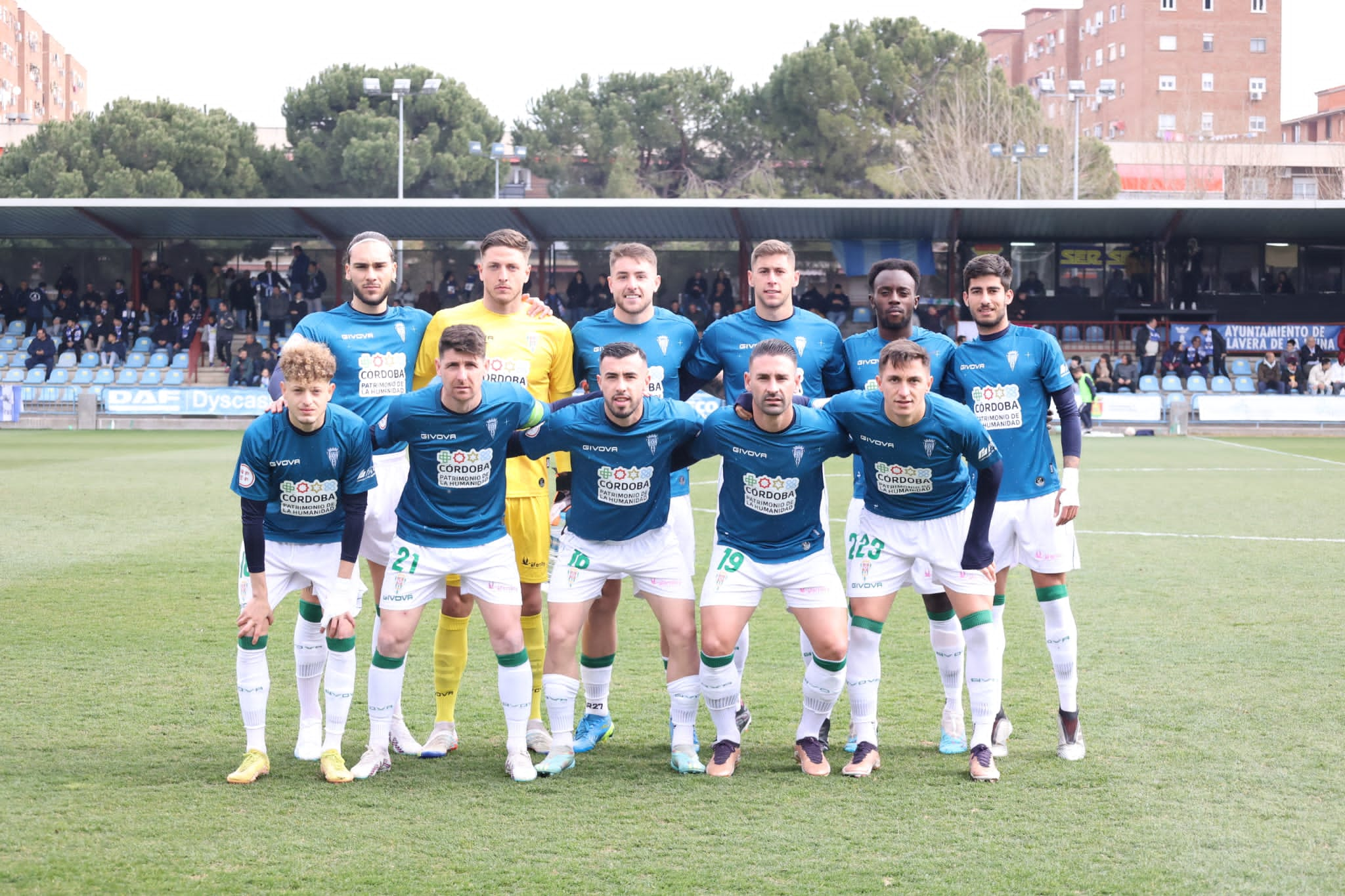 Formación CCF ante el Talavera.