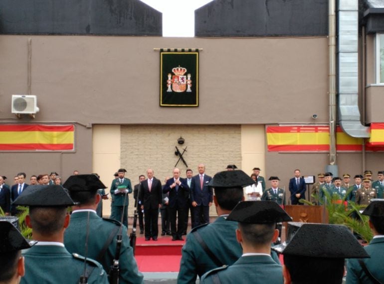 El Ministro del Interior, Jorge Fernández Díaz, preside la toma de posesión del nuevo general jefe de la 11ª zona de la Guardia Civil del País Vasco