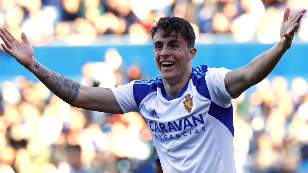 Alejandro Francés, jugador del Real Zaragoza.