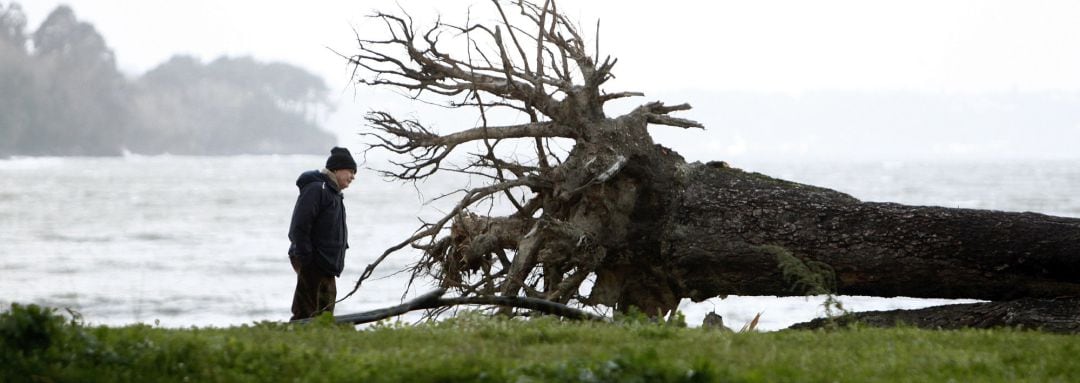 Temporal en Cabanas, foto de archivo