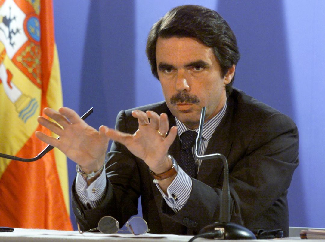 José María Aznar, en una imagen de archivo en el año 2000.