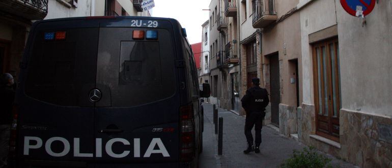 Imatge d'arxiu d'una operació de la Policia Nacional.