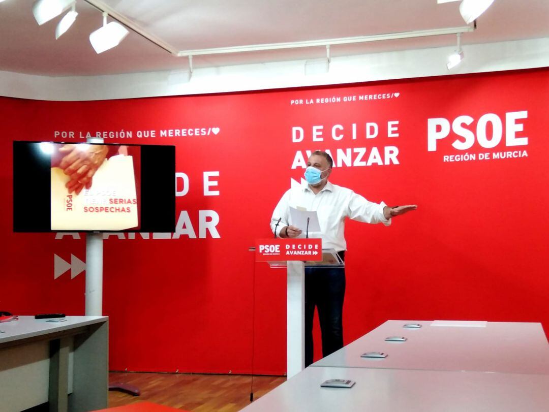 Javier Mármol, vicesecretario de Política Municipal del PSOE en Murcia