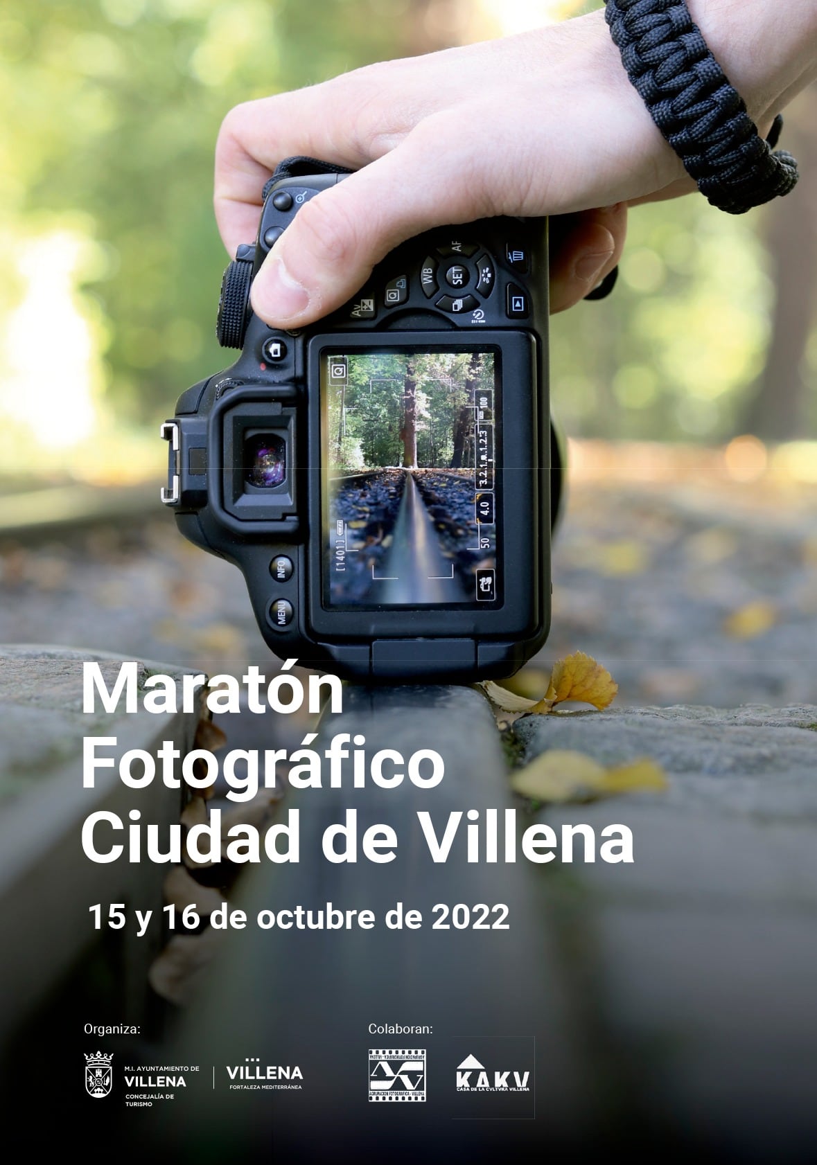 Cartel del maratón de fotografía