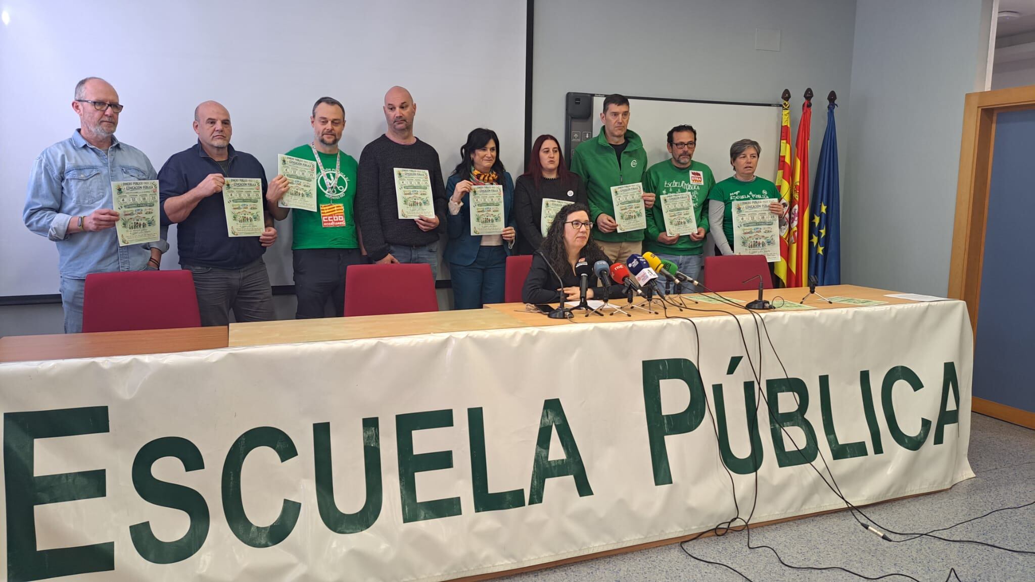 Movilizaciones de la Escuela Pública en Aragón