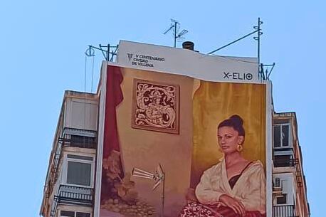 Imagen del mural del 5º centenario