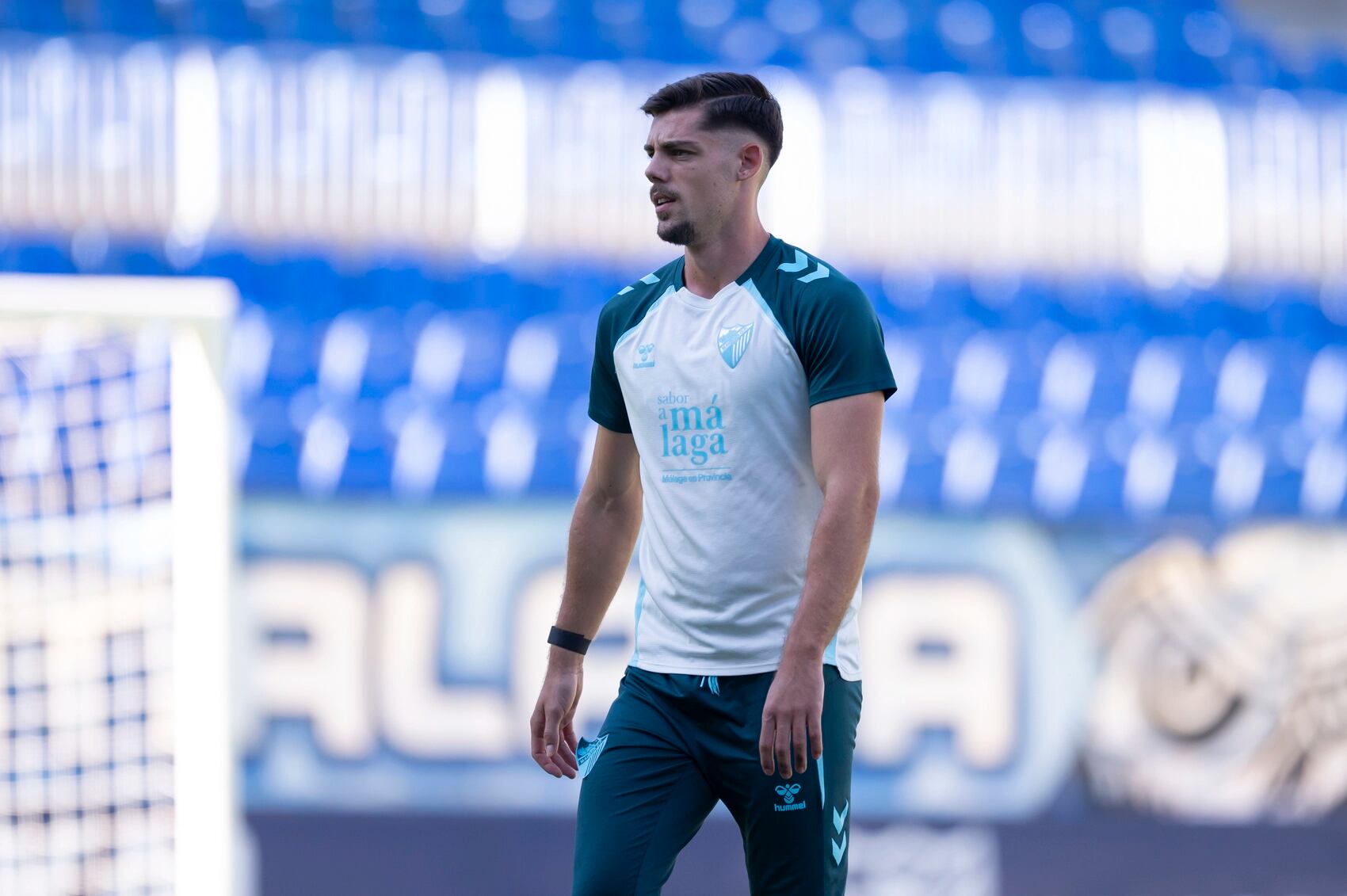 El defensa del Málaga Javi Montero