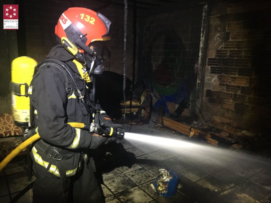 Nuevo presupuesto del Consorcio Provincial de Bomberos. Imagen de archivo. Incendio vivienda