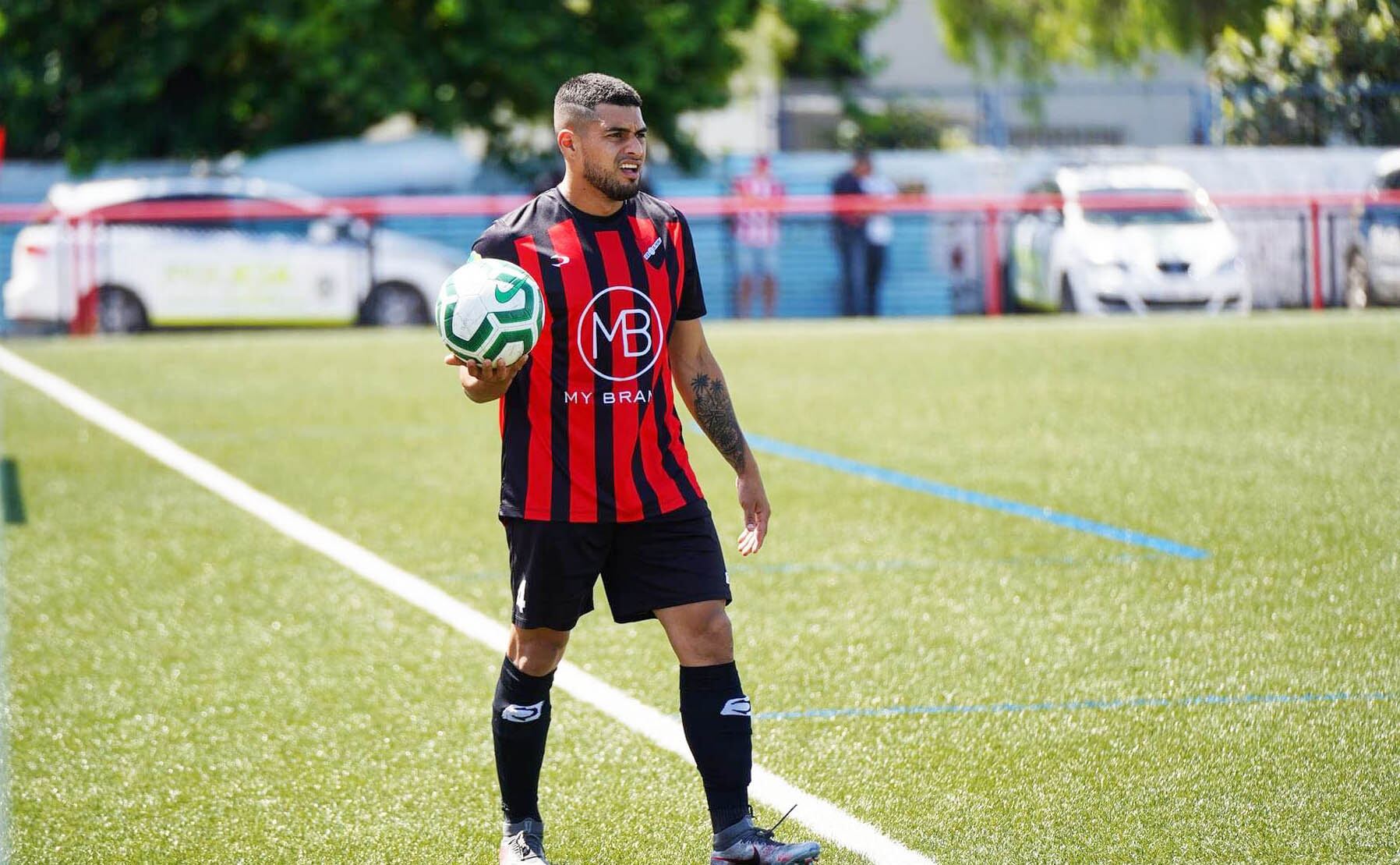 Olmos con la UD San Pedro