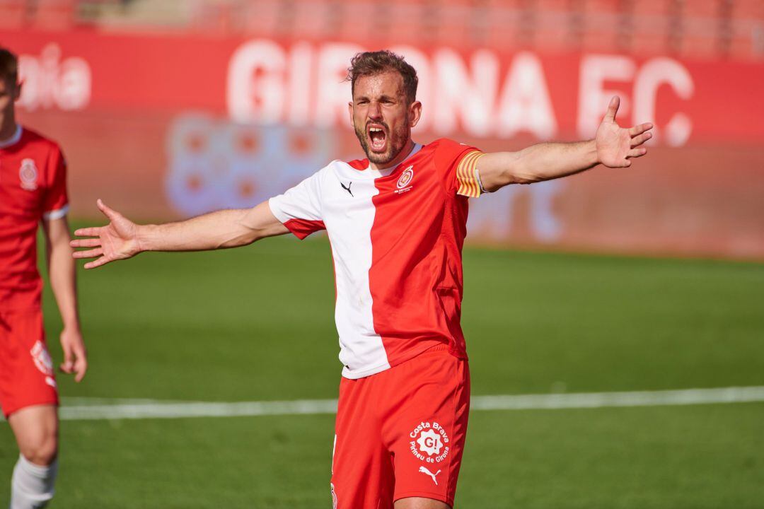 Cristhian Stuani en un partit d'aquesta temporada.