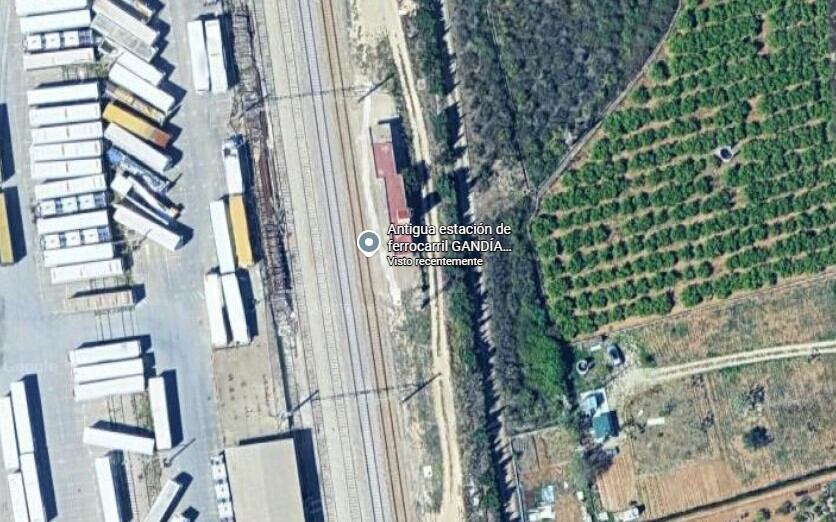 Zona de las vías en las que se ha producido el atropello.