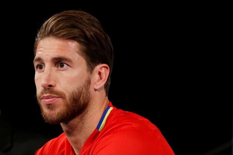 Ramos, en rueda de prensa.