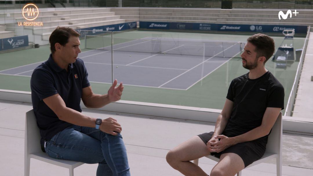 Broncano entrevista a Nadal en La Resistencia.