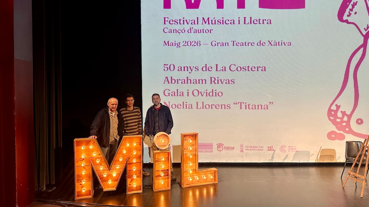 Presentación MIL 2026 junto a Alfred Boluda, Feliu Ventura y Abraham Rivas en "Hoy por Hoy Xàtiva y Comarcas"