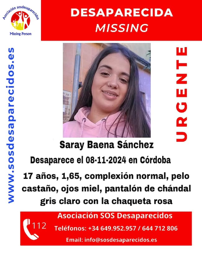 Menor desaparecida en Córdoba