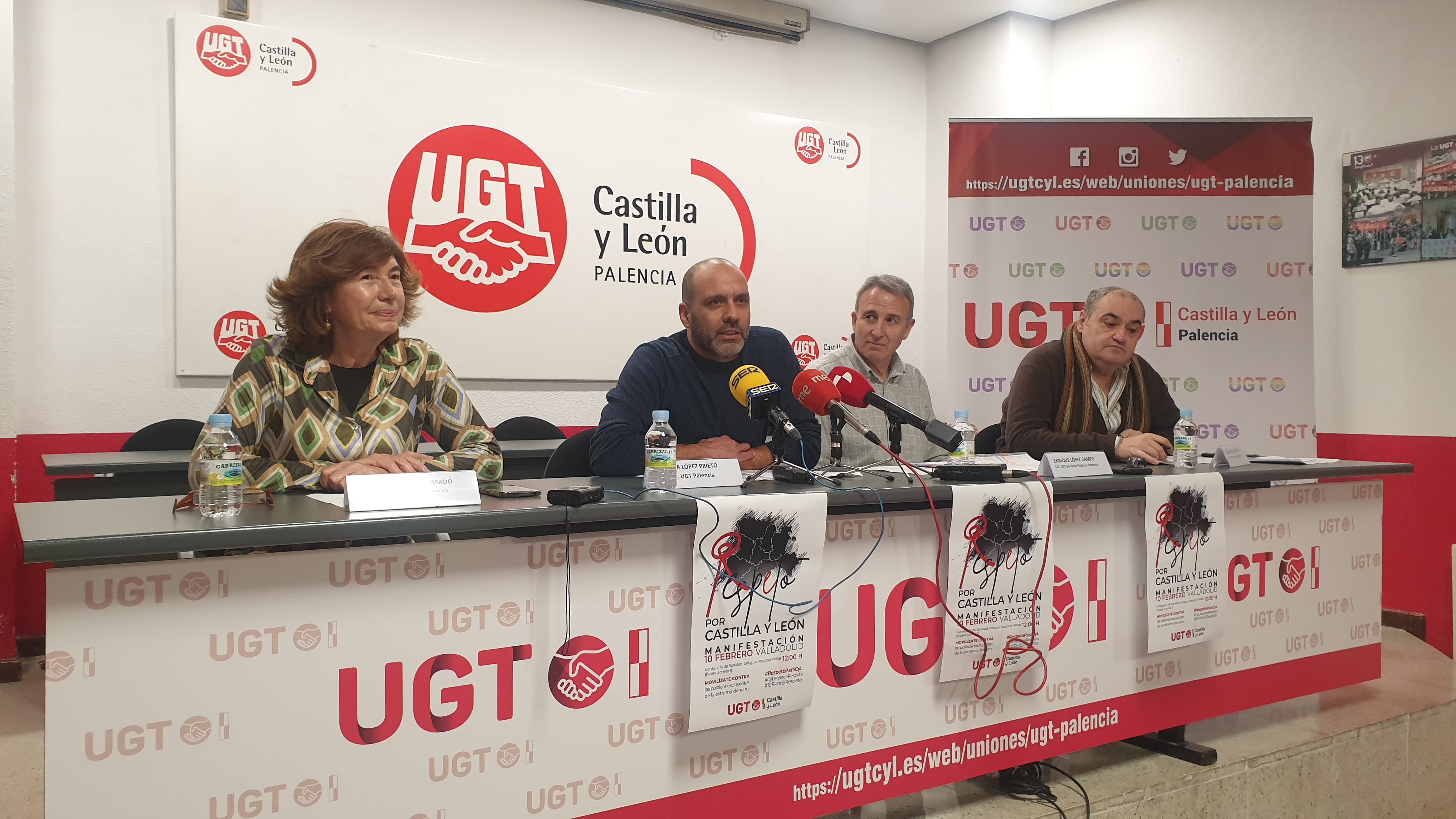 UGT se manifiesta el 10 de febrero contra las &quot;políticas excluyentes de la extrema derecha en Castilla y León&quot;