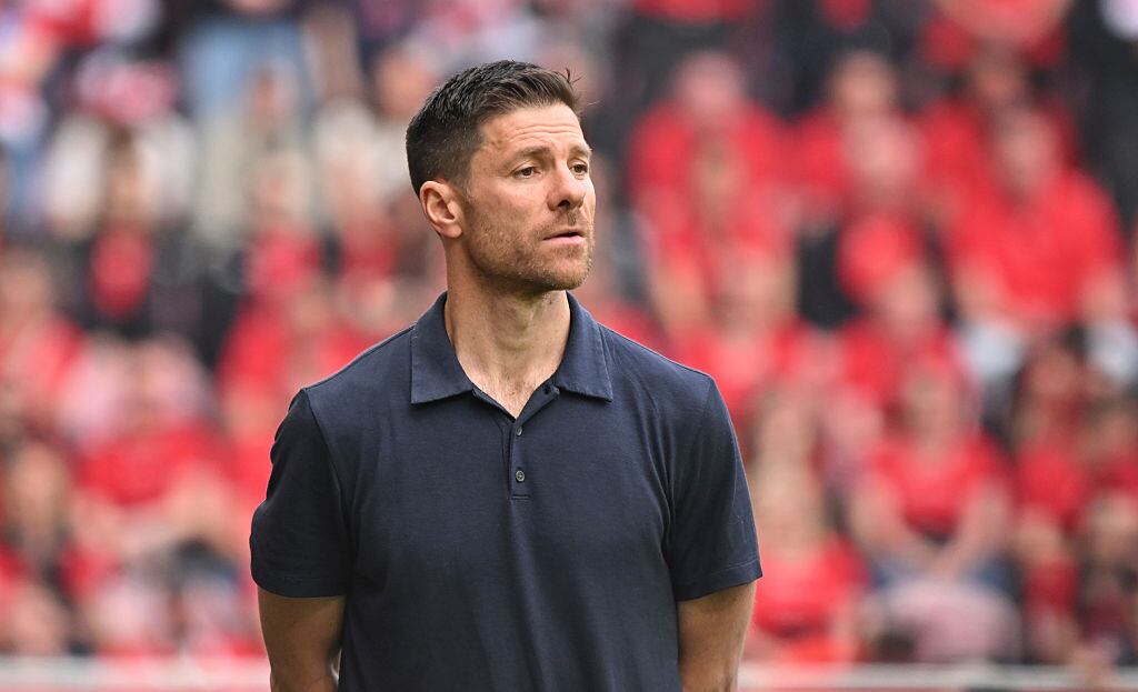Xabi Alonso en el encuentro de la Bundesliga entre el FSV Mainz 05 y el Bayer Leverkusen.