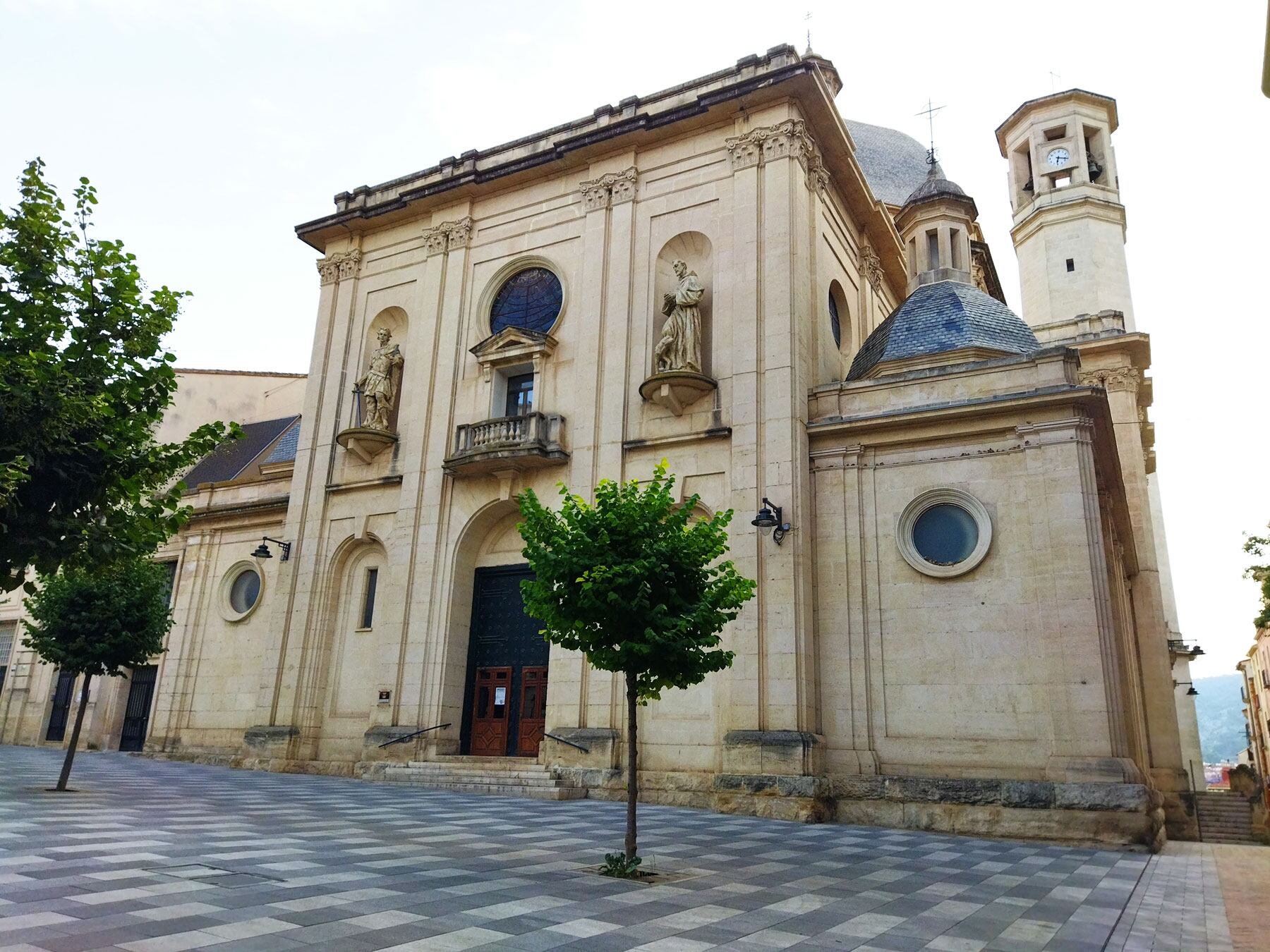 Imagen de la iglesia de San Mauro y San Francisco donde tendrán lugar las celebraciones