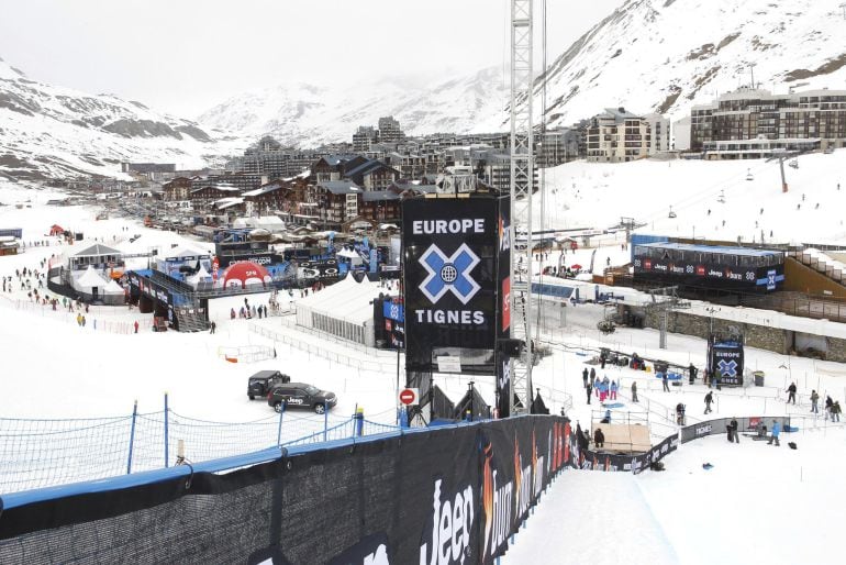 Vista general de la estación de Tignes