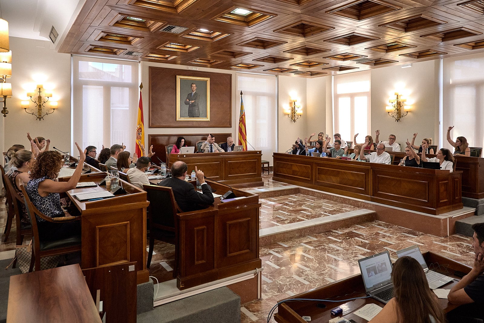 Sesión plenaria del mes de julio en el Ayuntamiento de Gandia