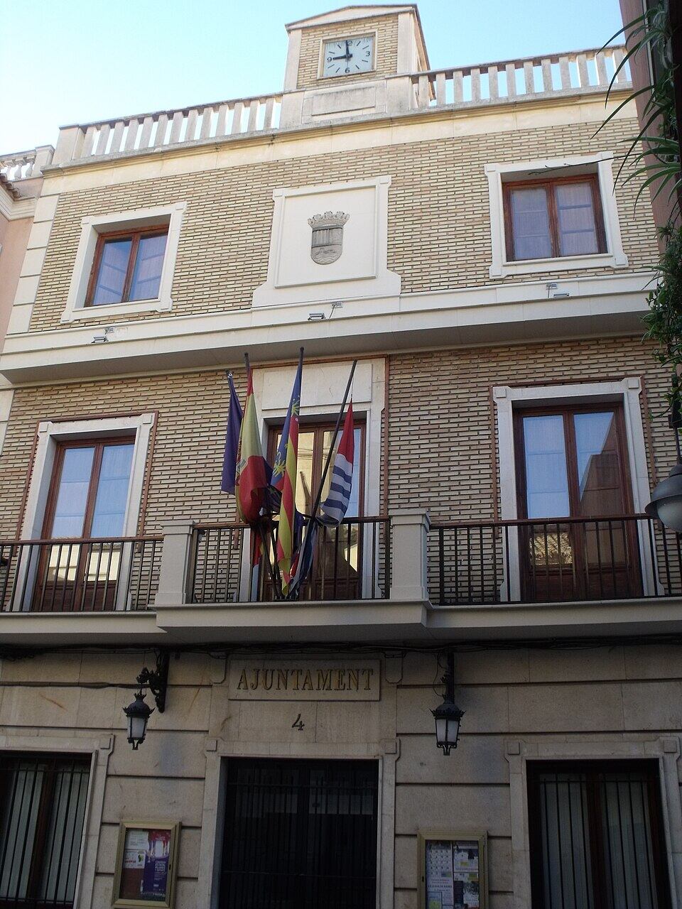 Ayuntamiento de La Llosa de Ranes. Fuente: Ajuntament La Llosa de Ranes