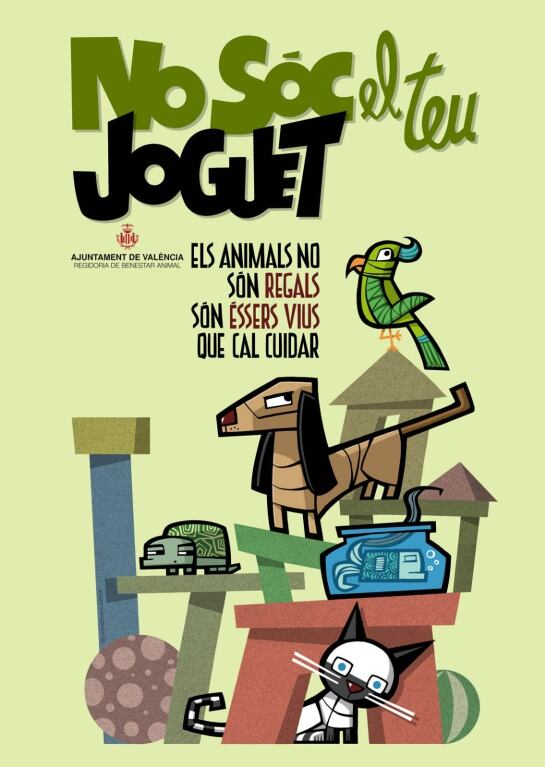 Cartel de la campaña diseñado por Cristina Durán que se distribuirá por la ciudad