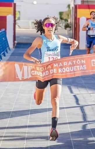 La atleta del Trops-Cueva de Nerja Ikram Rharsalla, consiguió la mínima para el Campeonato de Europa