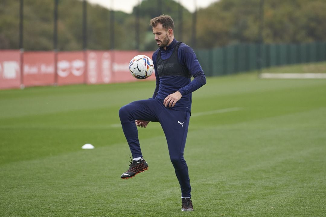 Stuani, en un entrenament.