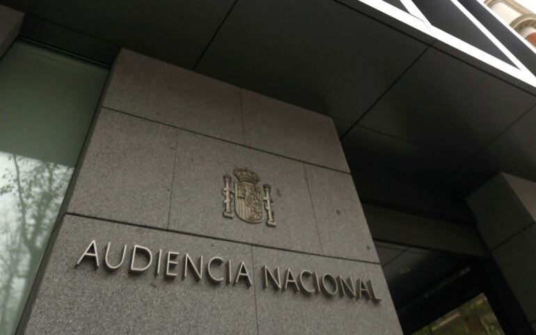 Imagen de la fachada de la Audiencia Nacional.