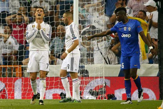 Cristiano lamenta una ocasión fallada ante la Juventus.