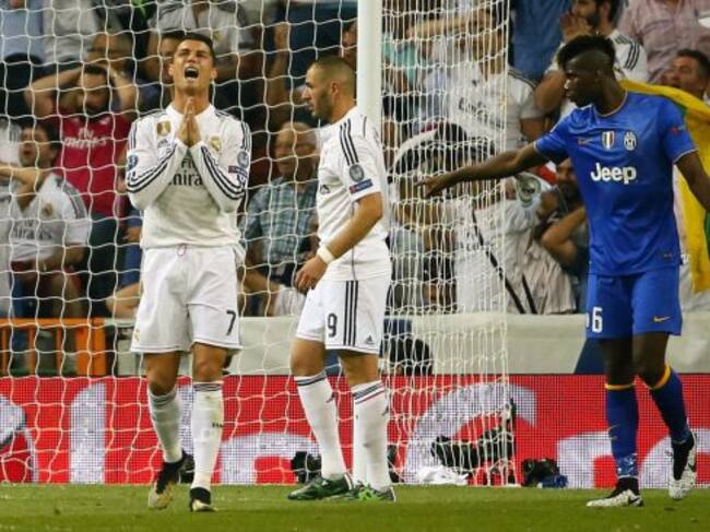 Cristiano lamenta una ocasión fallada ante la Juventus.