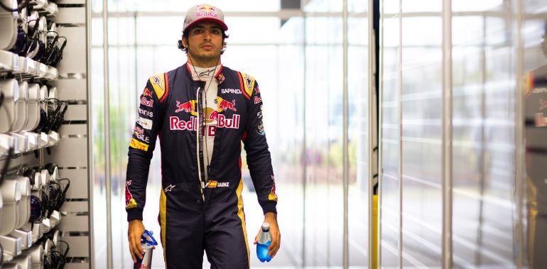 El piloto español de Toro Rosso Carlos Sainz.