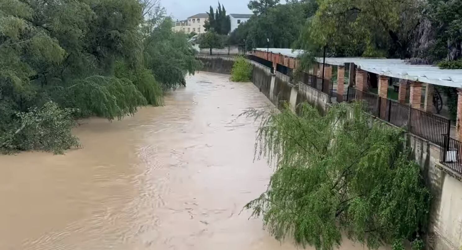 Imagen del Río Guadalquivir a su paso por Villanueva de la Reina.