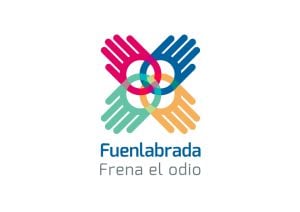 Logo del Plan de Acción contra el Odio del Ayuntamiento fuenlabreño.