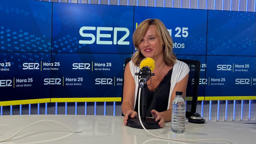 La ministra de Educación, Pilar Alegría, en &#039;Hora 25&#039;.