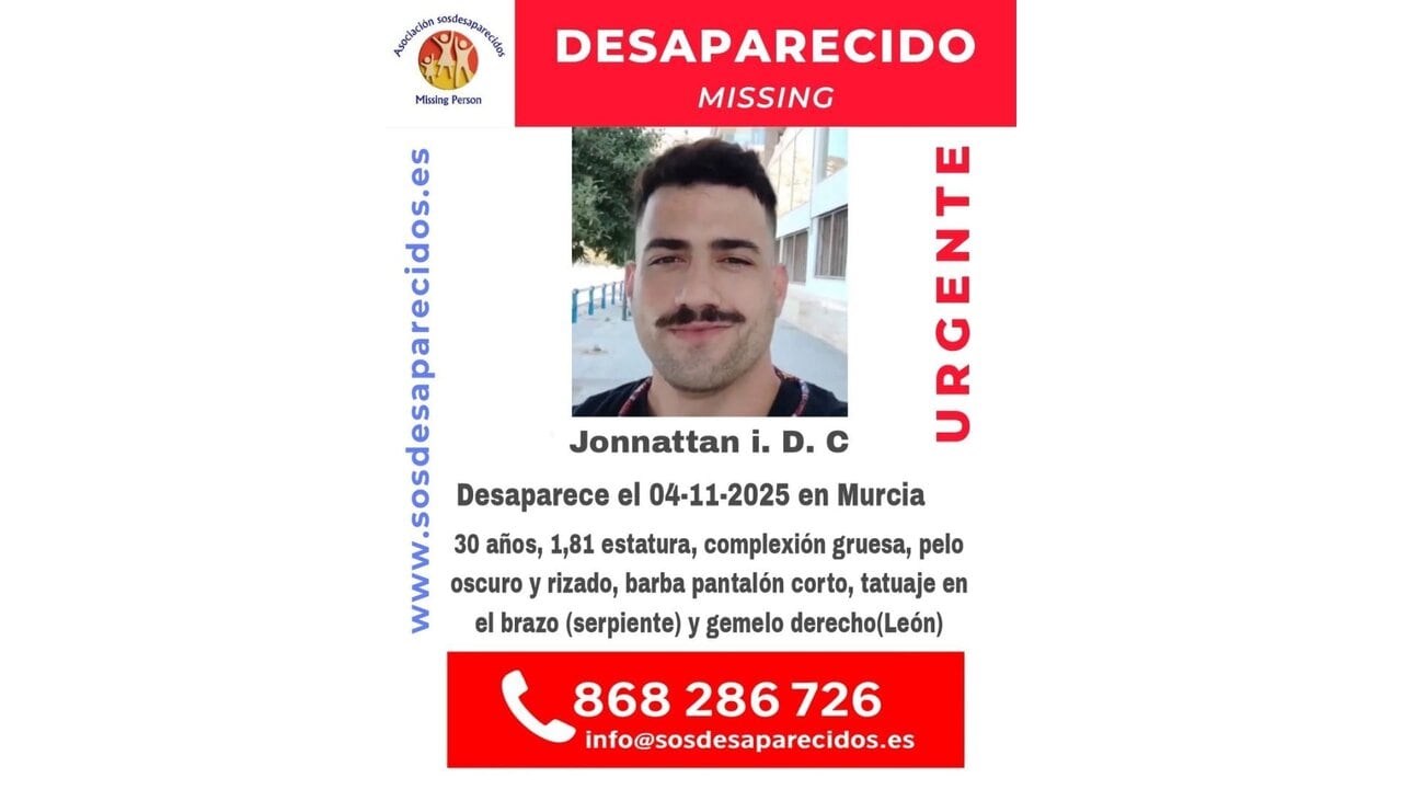 Hallado en buen estado el hombre brasileño al que buscaban desde el pasado sábado en Murcia