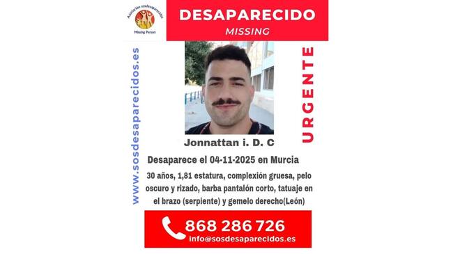 Hallado en buen estado el hombre brasileño al que buscaban desde el pasado sábado en Murcia