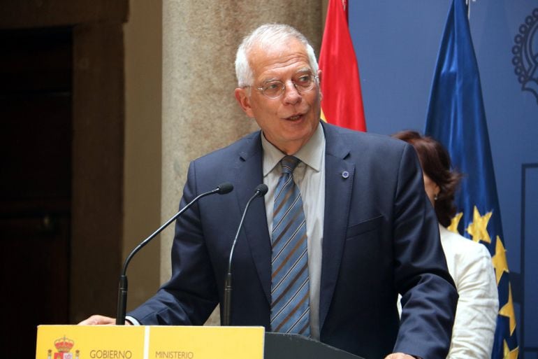 Josep Borrell durante su toma de posesión como Ministro de Exteriores el pasado 7 de junio
