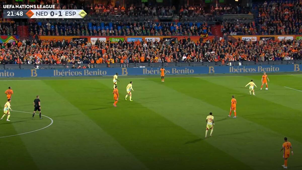 Sorpresa en redes por lo que ha pasado en TVE durante el partido entre España y Países Bajos