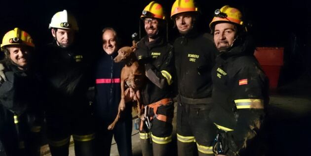 Foto del equipo encargado del rescate