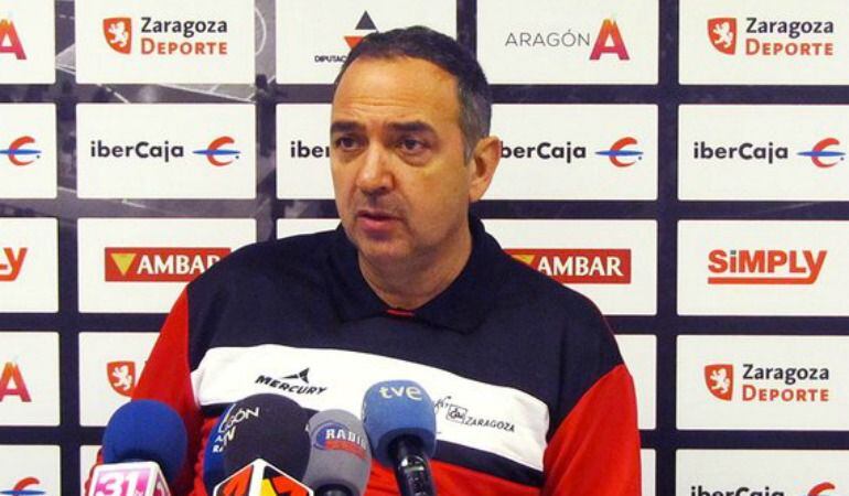 Andreu Casadevall debutó en el banquillo del CAI de Zaragoza.