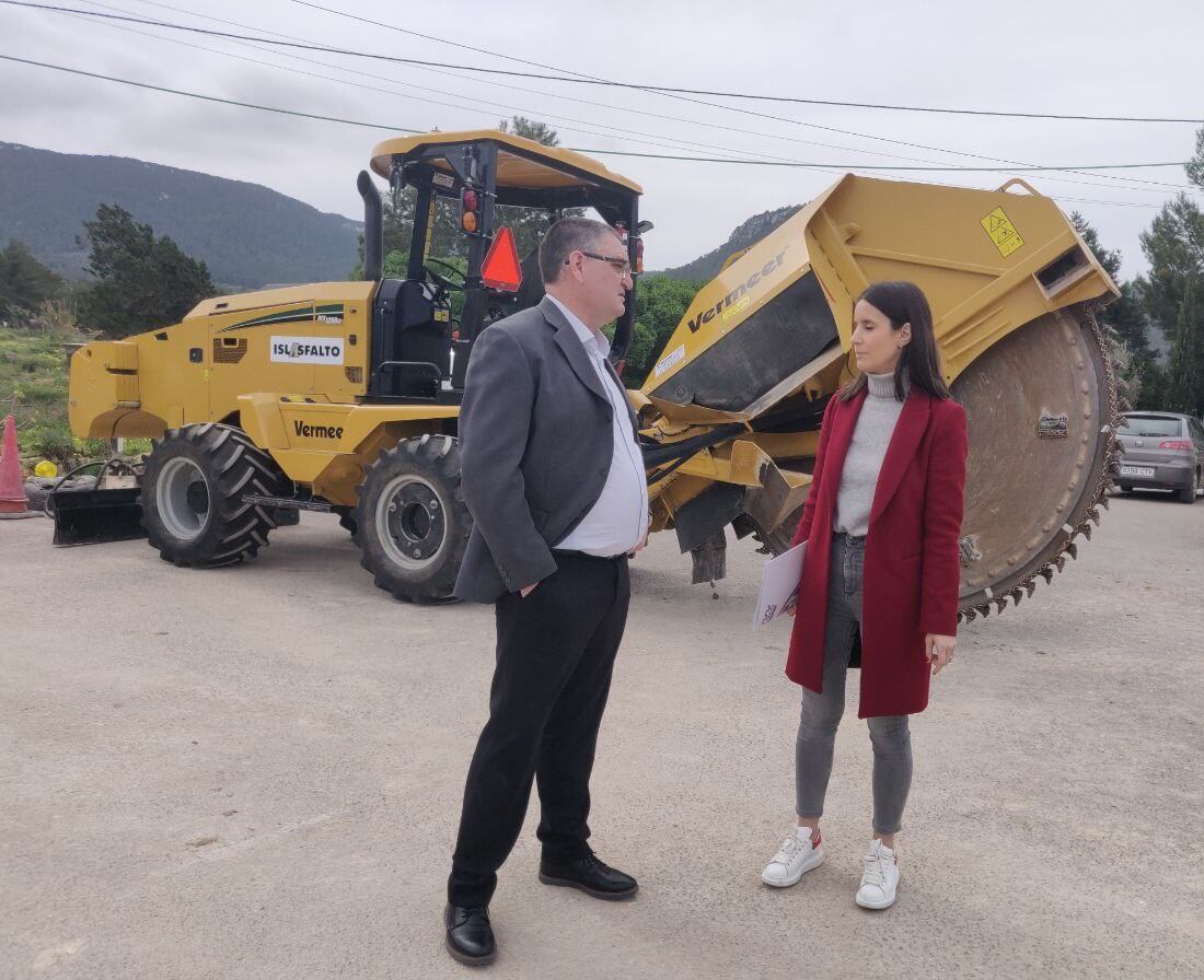 Fajarnés y Guerrero han visitado un tramo de las obras