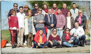 Profesorado que participa en el encuentro