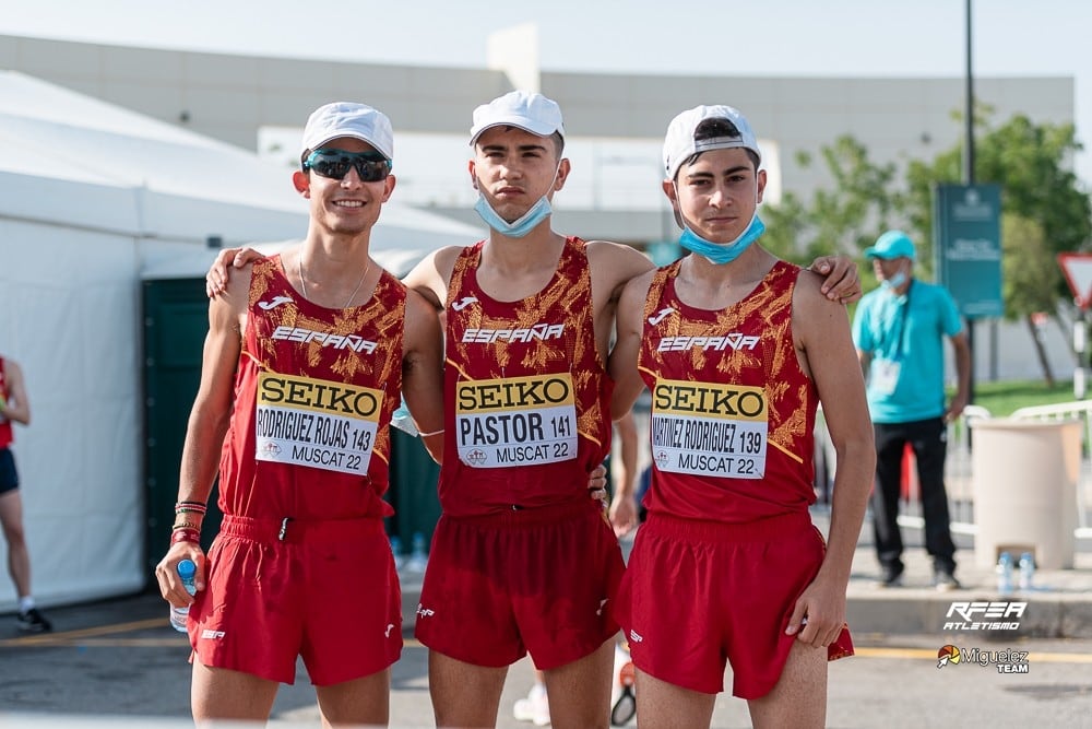 El conquense Pablo Pastor en el Campeonato del Mundo de Marcha en Omán