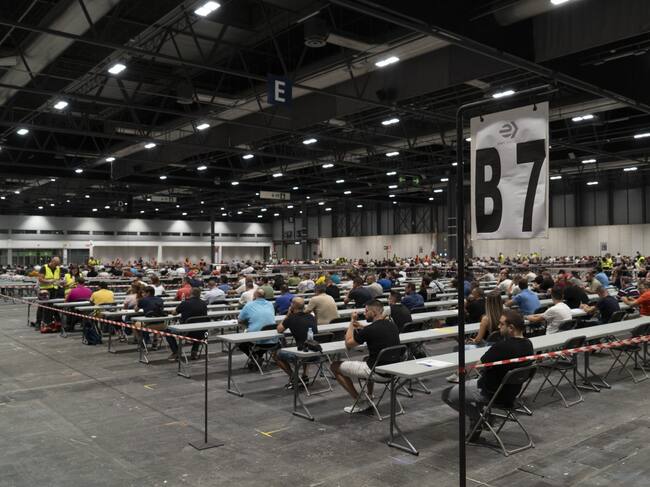 Imagen de archivo de uno de los procesos selectivos para ser conductor/a de la EMT de Madrid