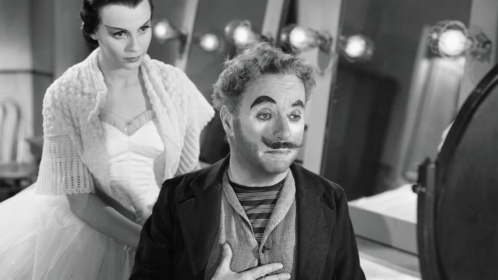 Charles Chaplin y Claire Bloom, protagonistas de Candilejas