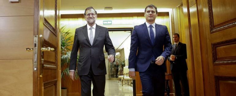 Mariano Rajoy y Albert Rivera en una imagen de archivo