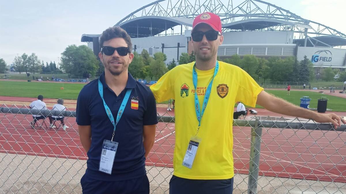 Joan Torres y Francisco Javier Mayor (C. A. Elda) disputan el Campeonato del Mundo de Policías y Bomberos